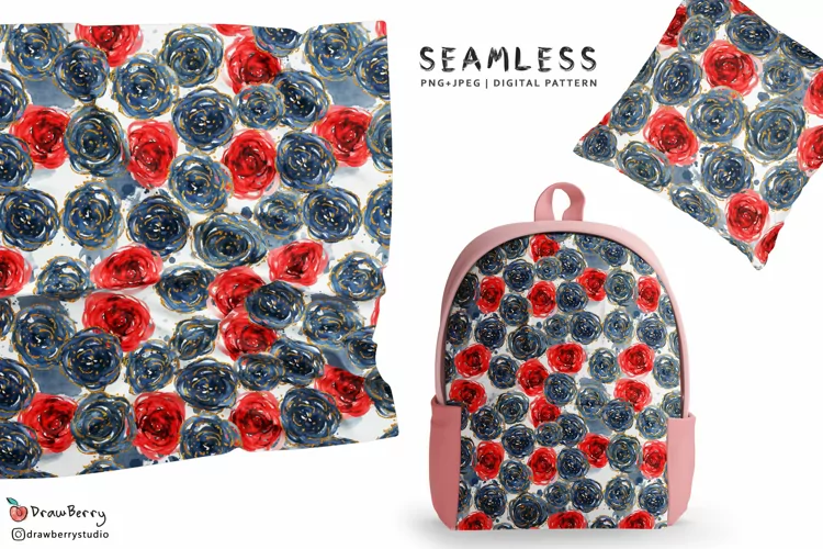 Rose - Floral Seamless Pattern SP001