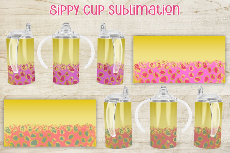 Sippy cup sublimation | Sippy tumbler leopard