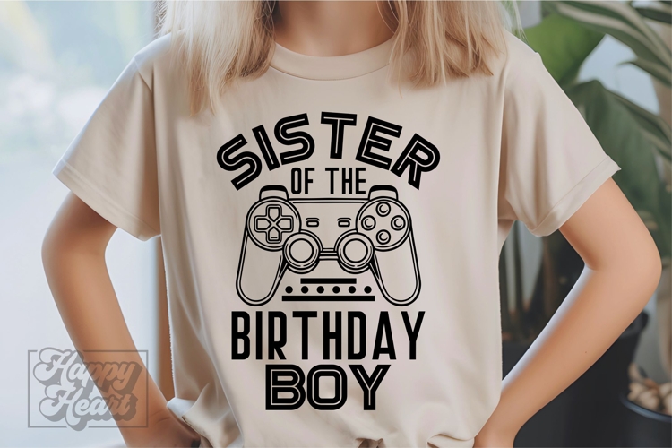 Sister Of The Birthday Boy Level Unlocked SVG Video Game PNG