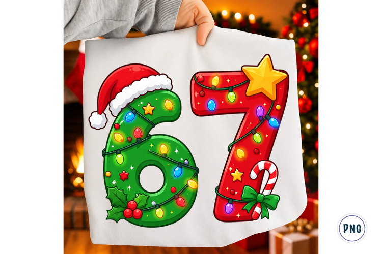 Six Seven 6 7 Christmas PNG