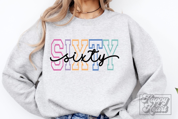 Sixty Birthday SVG - Hello 60 Birthday PNG - 60th Birthday