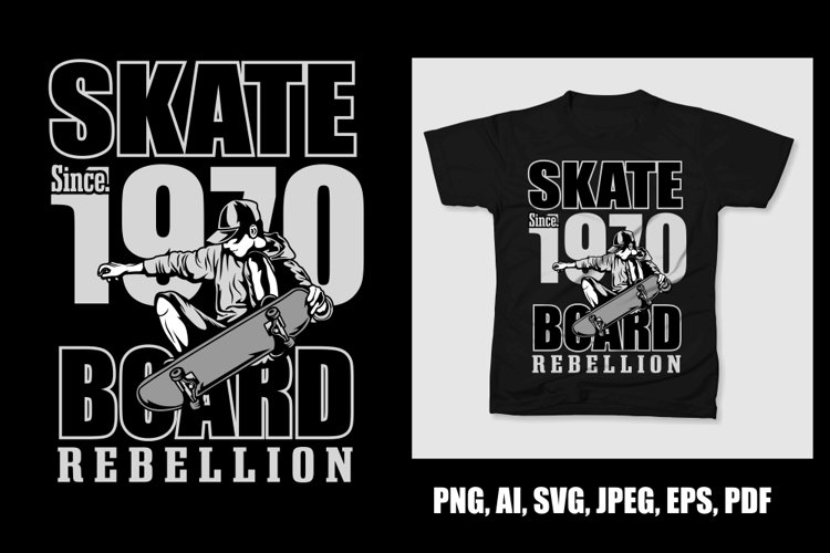 Skateboard Illustration Image 9