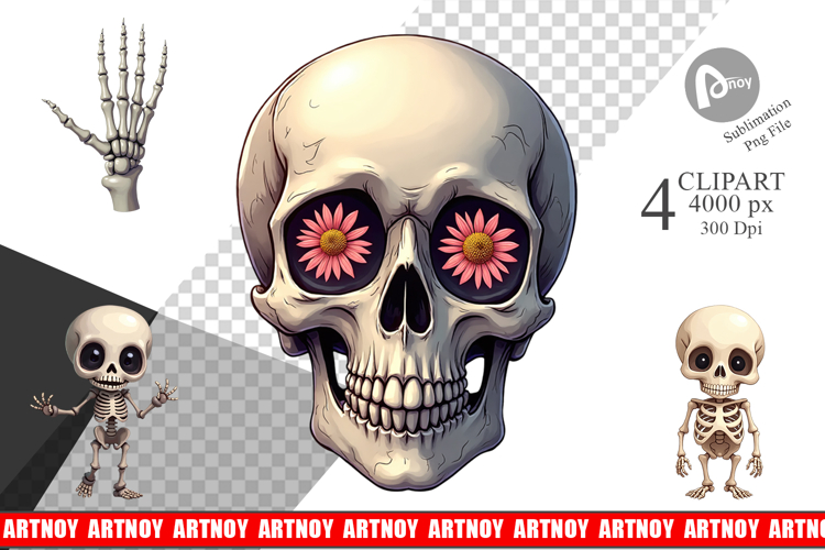 Skeleton Clipart Image 10