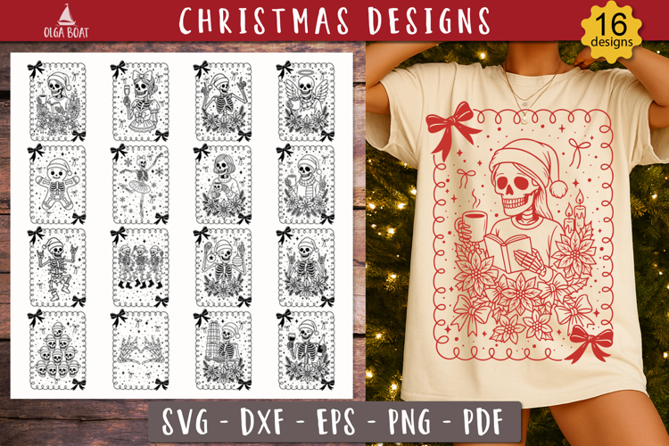 Black And White Santa Clipart Image 13