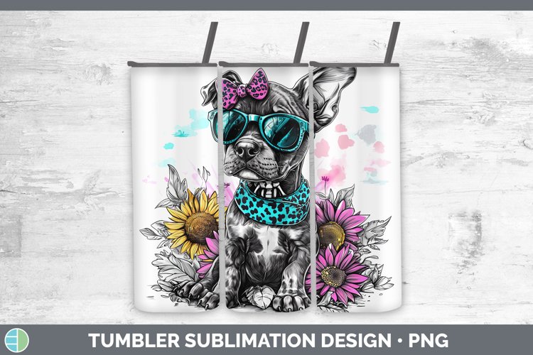 Skeleton Puppy Doberman Pinscher Tumbler Sublimation 20 oz S