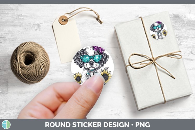 GorgeousSkeleton Puppy Stickers design.