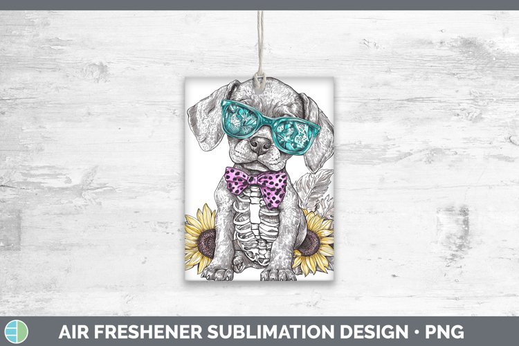 GorgeousSkeleton Puppy Air Freshener design.