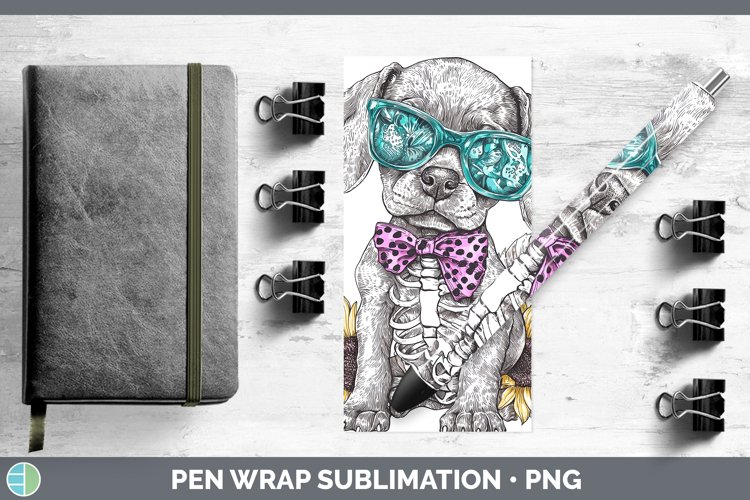 GorgeousSkeleton Puppy Pen Wrap design.