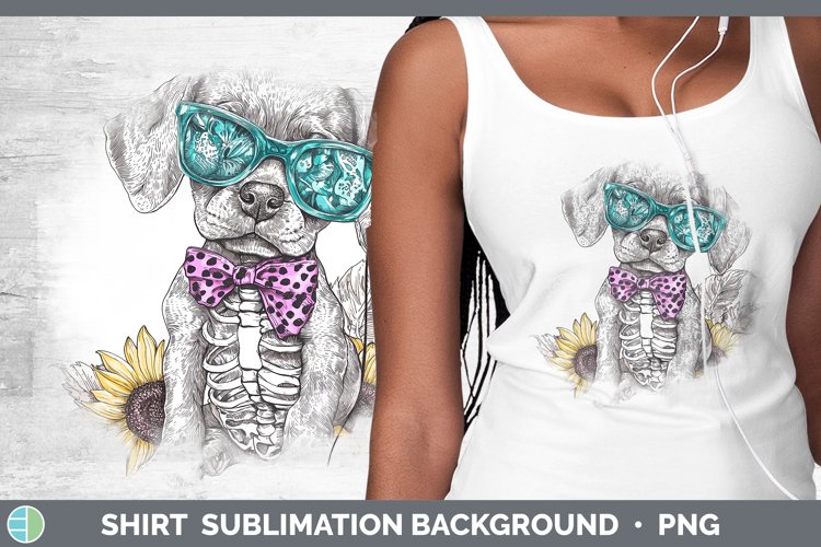 GorgeousSkeleton Puppy Shirt design.