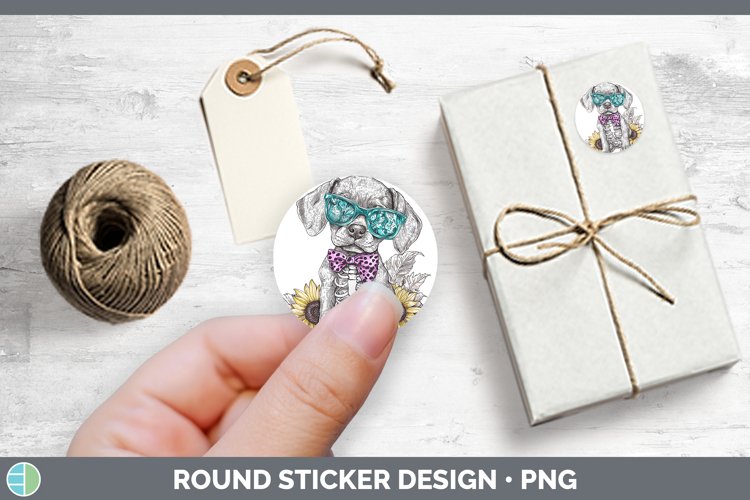 GorgeousSkeleton Puppy Stickers design.