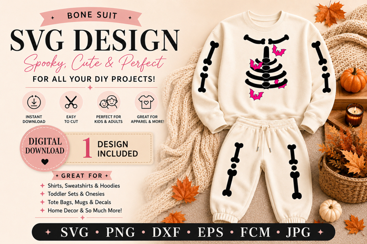 Skeleton Costume Svg Image 4