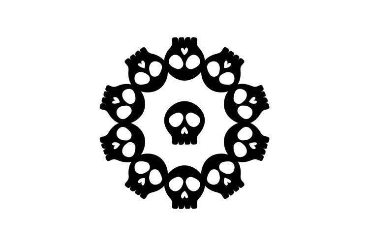 Skeletons Monogram Frame