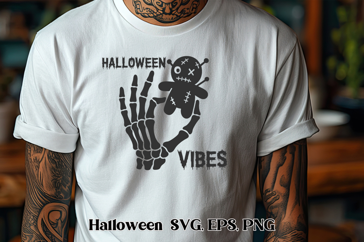 Scary Halloween skeleton SVG design | Halloween SVG