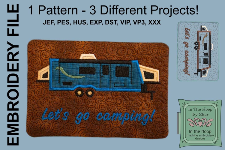 Hybrid Camper Mug Rug example image 1
