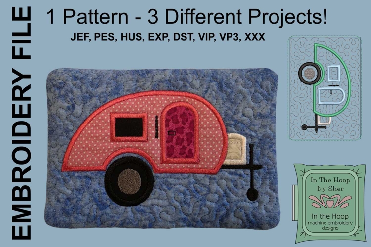 Teardrop Camper Mug Rug