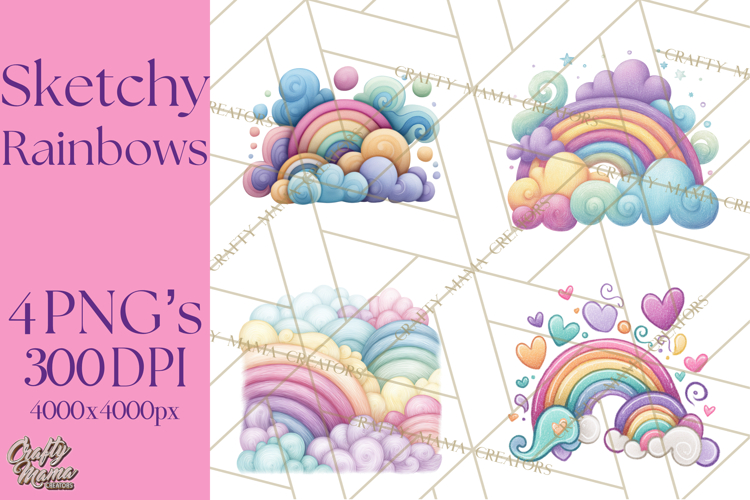 Rainbow Clipart PNGs Image 12