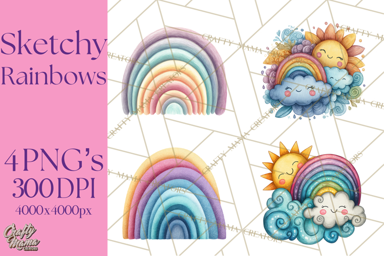 Rainbow Clipart PNGs Image 6
