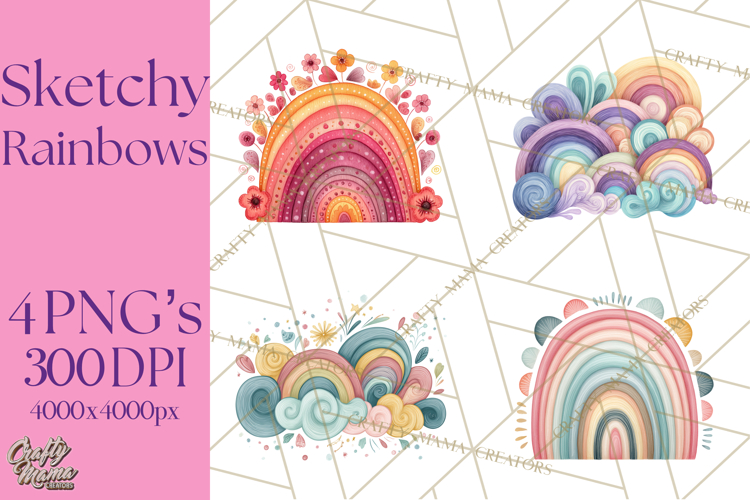 Rainbow Clipart PNGs Image 7