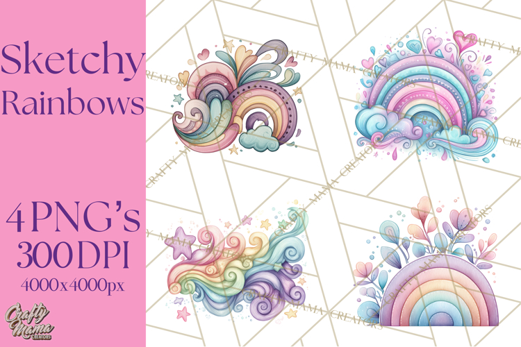 Rainbow Clipart PNGs Image 8