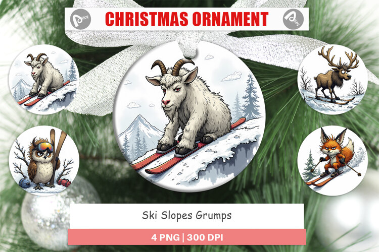 Ornament Ski Grumps example image 1