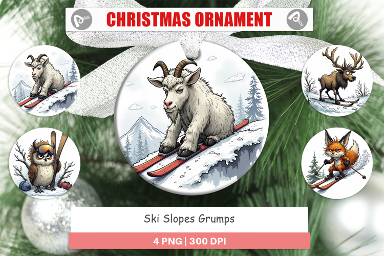 Ornament Ski Grumps