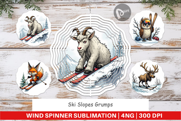 Wind Spinner Ski Grumps example image 1