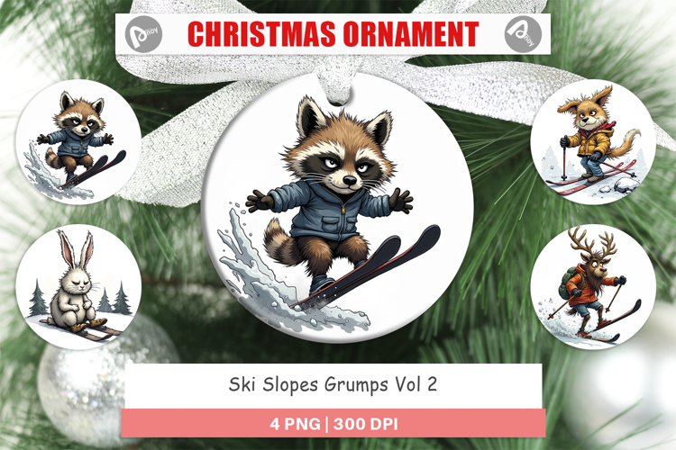 Ornament Ski Grumps