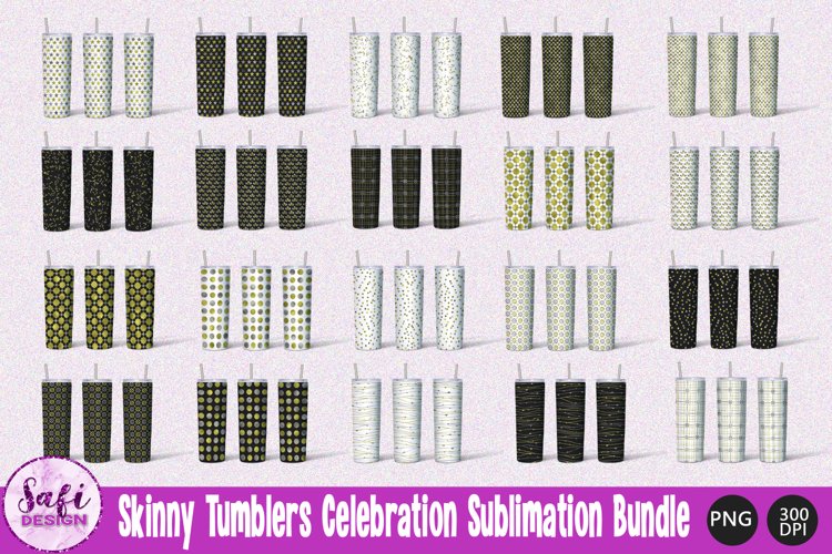 Celebration Skinny Tumblers Sublimation Bundle
