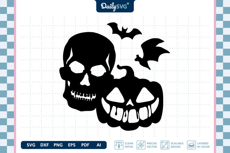 Halloween SVG Spooky Cut File for DIY Crafts example image 1