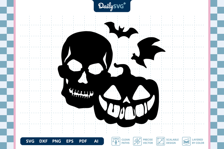 Halloween SVG Spooky Cut File for DIY Crafts