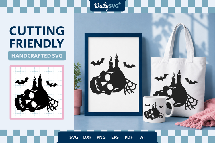 Halloween SVG Spooky Cut File for DIY Crafts