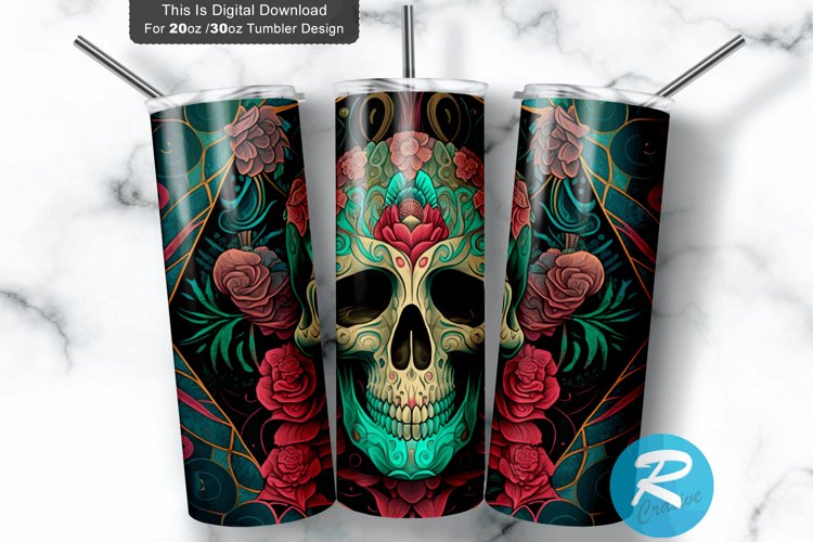 Alcohol Ink Tumbler Wrap Image 2