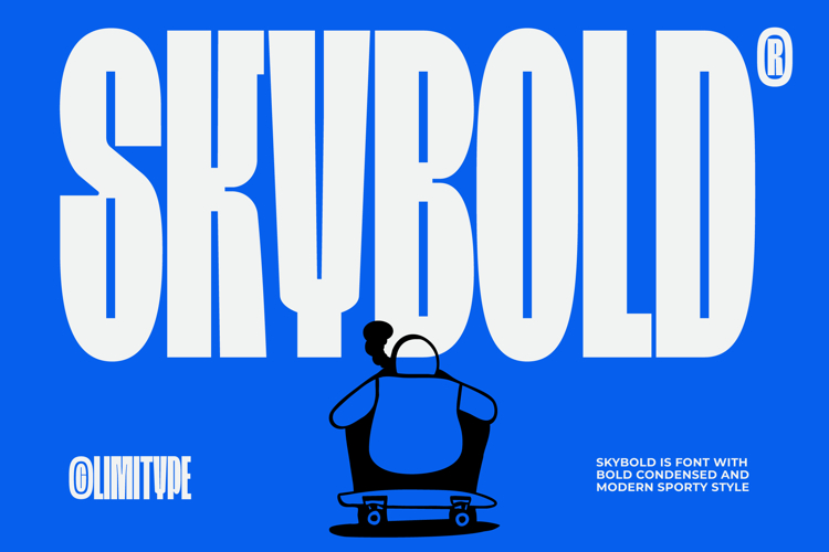 Skybold - Condensed Font