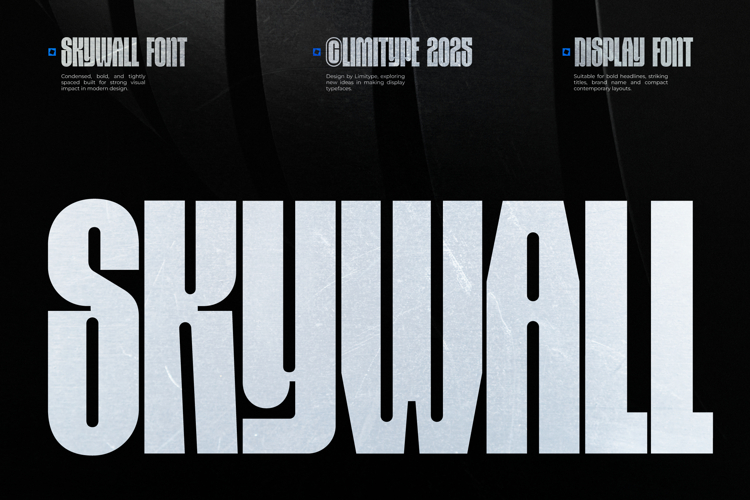 Skywall - Condensed Font