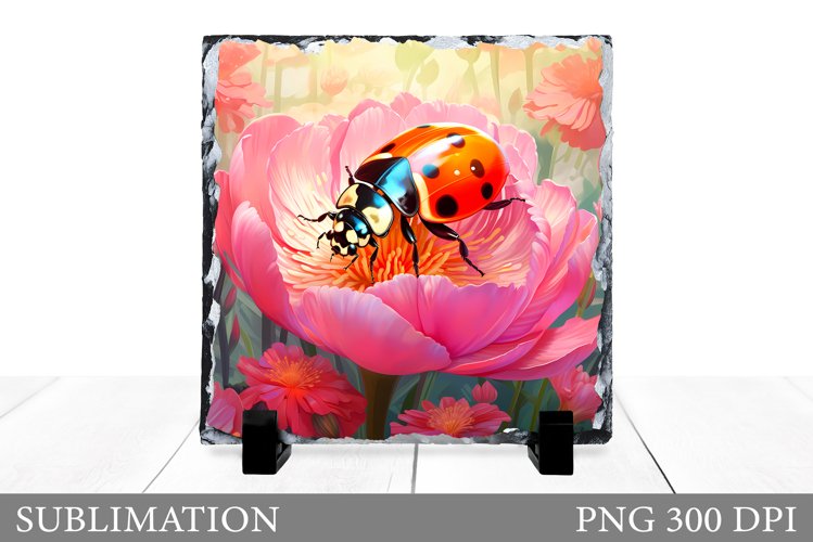 Ladybug Sublimation. Ladybug Slate Sublimation example image 1