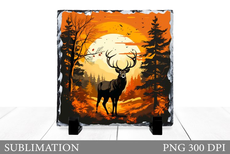 Deer Sublimation. Deer Slate Sublimation example image 1