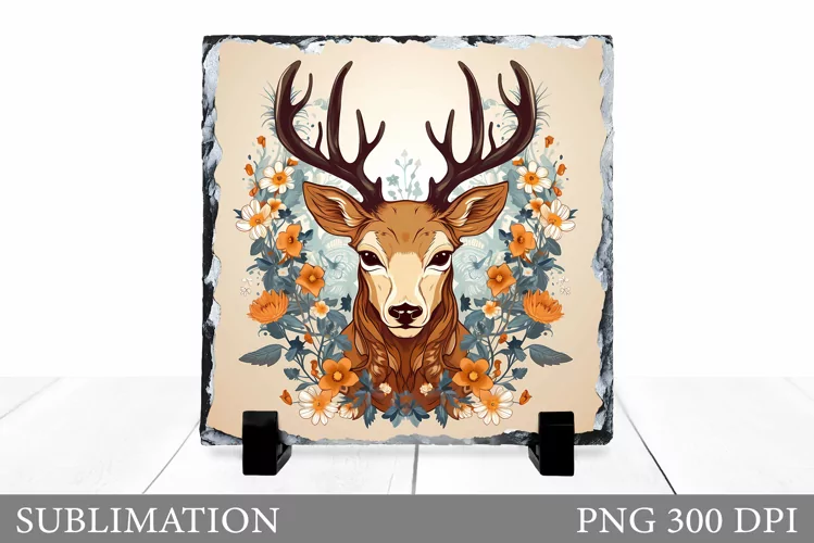 Deer Slate Sublimation. Deer Sublimation