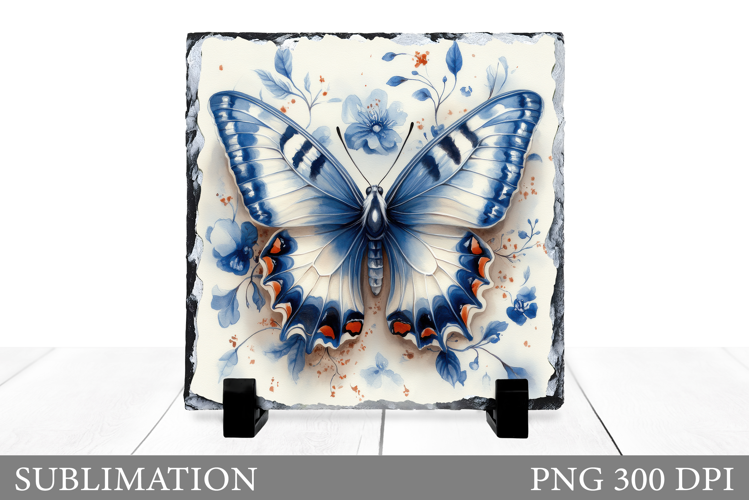 Butterfly Sublimation. Butterfly Slate Design