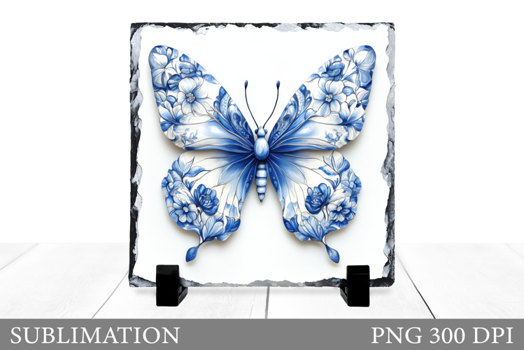 Butterfly Sublimation. Butterfly Slate Design