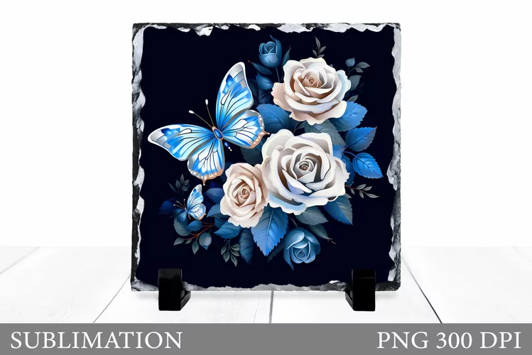 Butterfly Sublimation. Butterfly Slate Sublimation