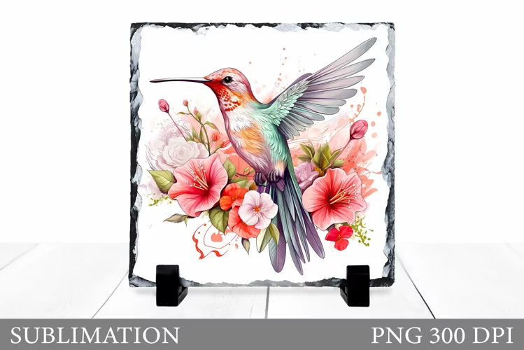 Hummingbird Sublimation. Hummingbird Slate Sublimation