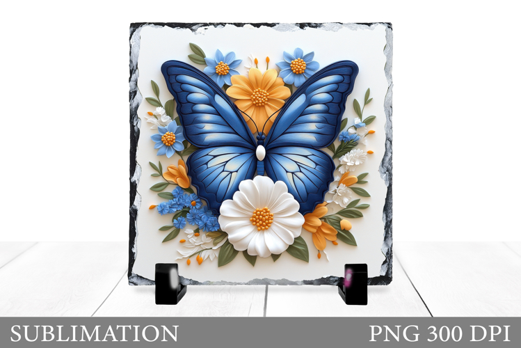 Butterfly Sublimation. Butterfly Slate Sublimation