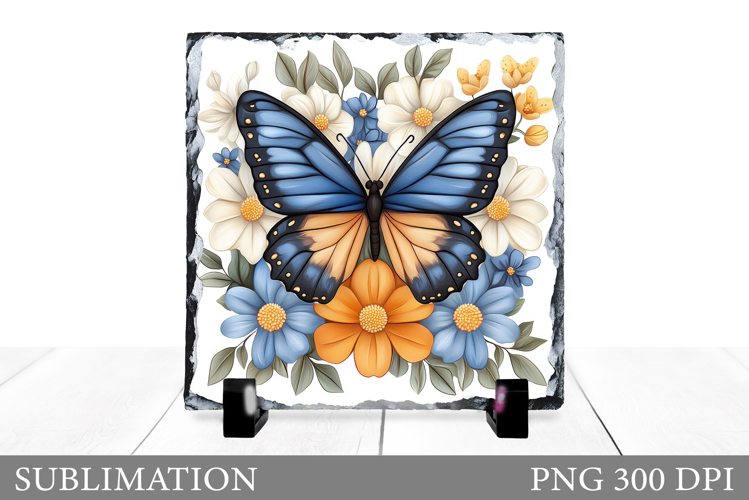 Butterfly Sublimation. Butterfly Slate Sublimation