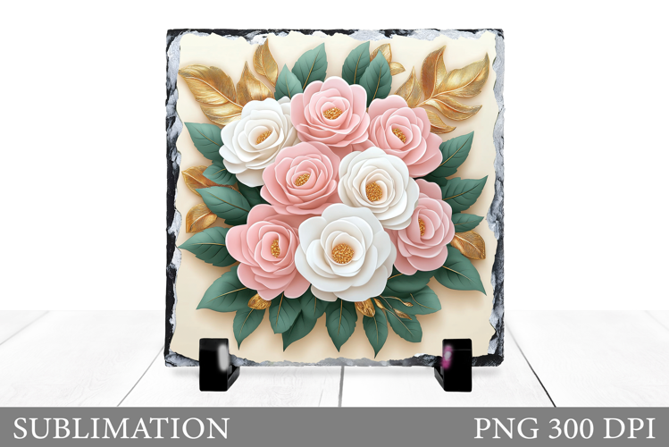 Roses Slate Sublimation. Roses Sublimation