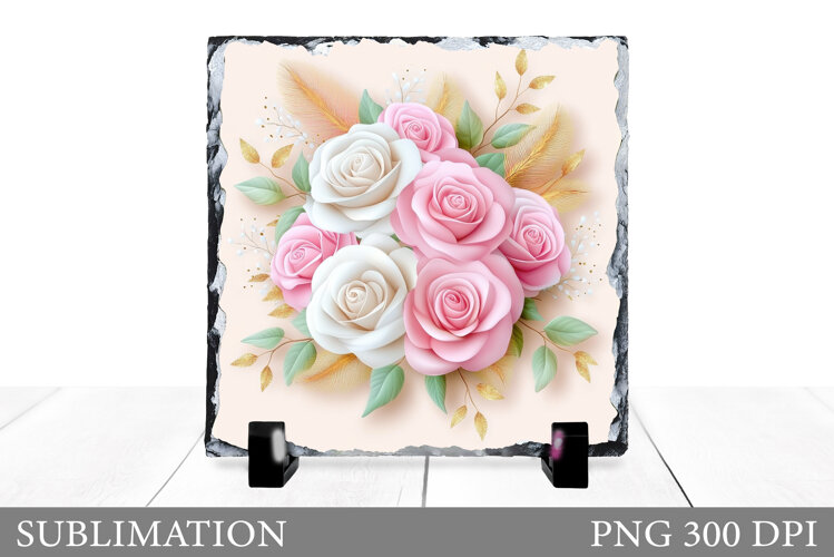Roses Sublimation. Roses Slate Sublimation example image 1