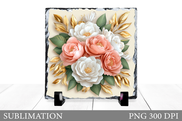 Roses Slate Sublimation. Roses Sublimation