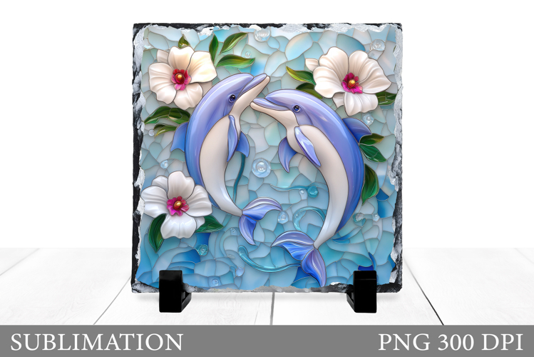 Dolphins Sublimation. Dolphin Slate Sublimation
