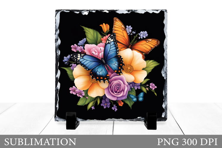Butterfly Sublimation. Butterfly Slate Sublimation