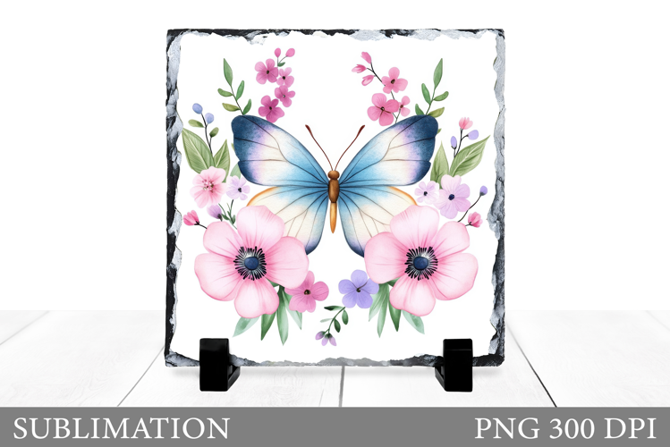 Butterfly Sublimation. Butterfly Slate Sublimation