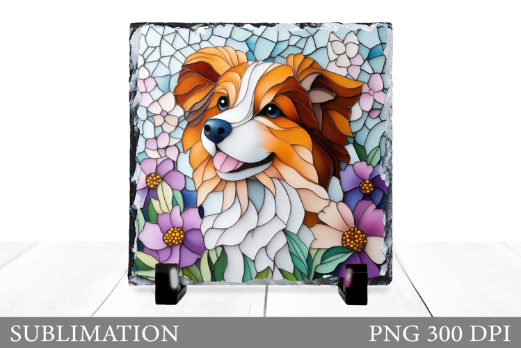 Cute Dog Sublimation. Dog Slate Sublimation